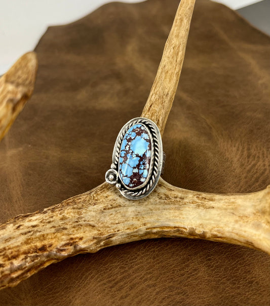 Golden Hills Turquoise Ring in Sterling Silver