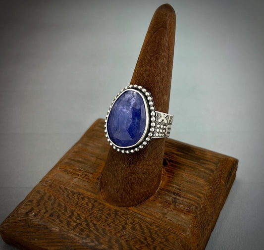 Tanzanite Ring in Sterling Silver