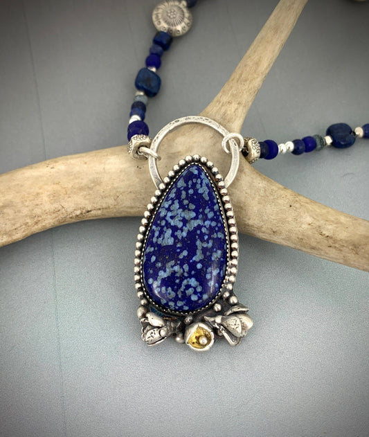 Lapis Lazuli Necklace in Sterling Silver